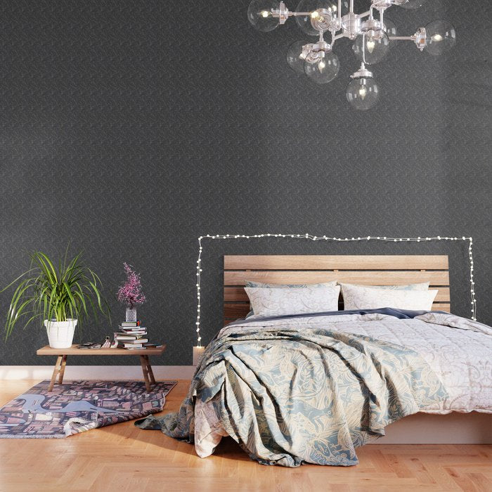 William Morris Pure Willow Bough Charcoal Black Wallpaper Gallery Image 3