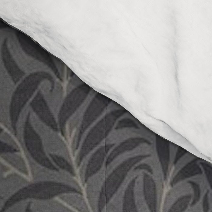 William Morris Pure Willow Bough Charcoal Black Comforter Gallery Image 4