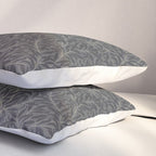 William Morris Pure Willow Bough Charcoal Black Pillow Sham Gallery Image 3