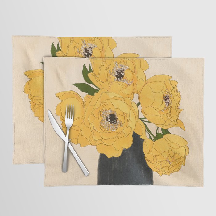 Bouquet Gift Yellow Placemat Gallery Image 1