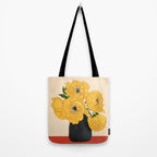 Bouquet Gift Yellow Tote Bag Gallery Image 2