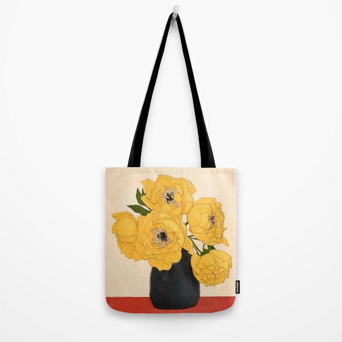 Bouquet Gift Yellow Tote Bag Gallery Image 2
