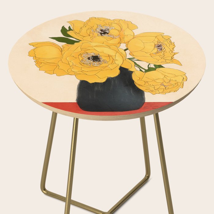 Bouquet Gift Yellow Side Table Gallery Image 2