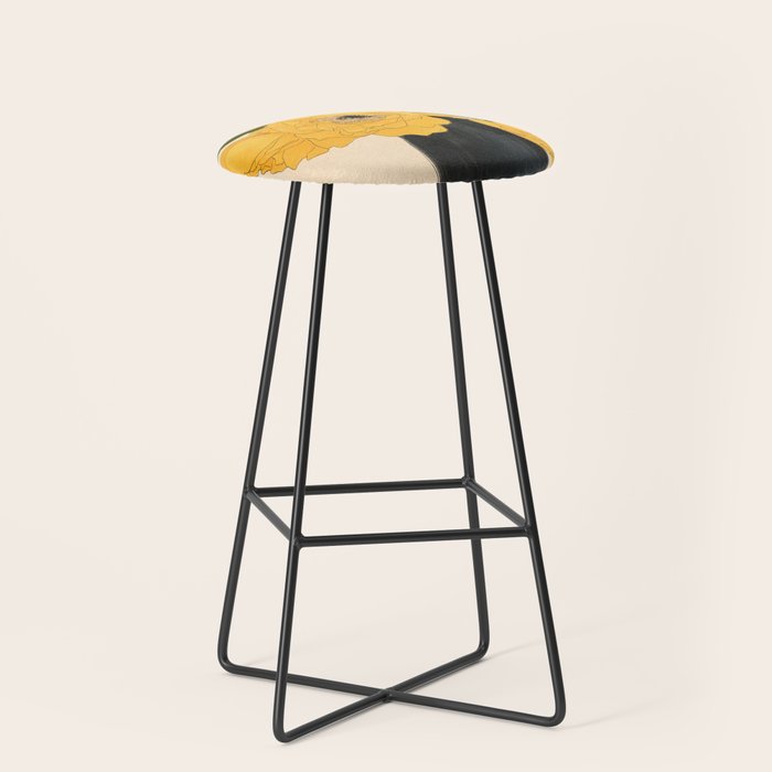 Bouquet Gift Yellow Stool Gallery Image 1
