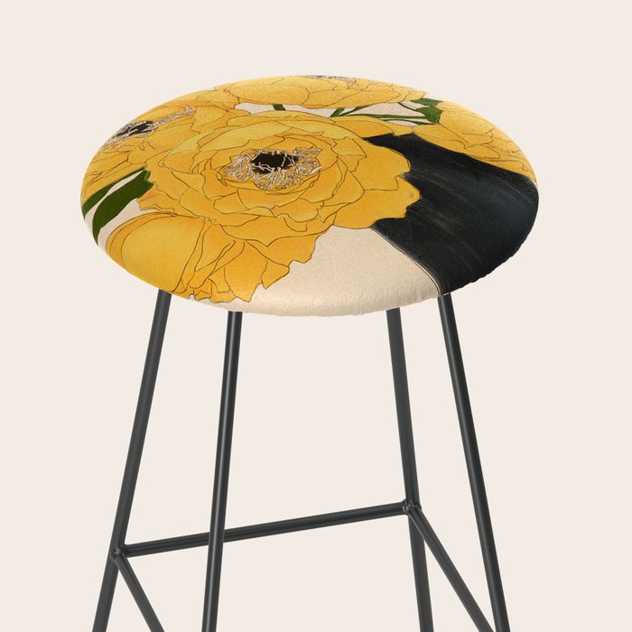Bouquet Gift Yellow Stool Gallery Image 2