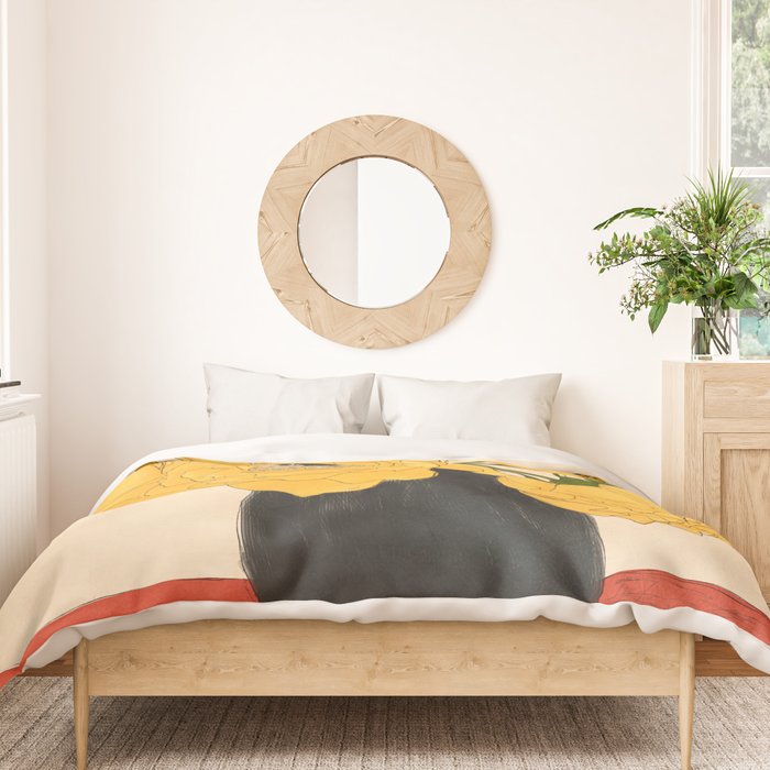Bouquet Gift Yellow Duvet Cover Gallery Image 3