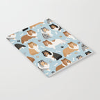 Shetland Sheepdog Sheltie Dog Paws and Bones Pattern Notebook Gallery Image 2