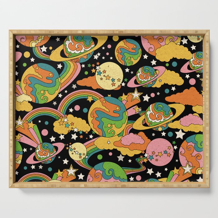 Cosmic Magic Universe Serving Tray Gallery Image 1
