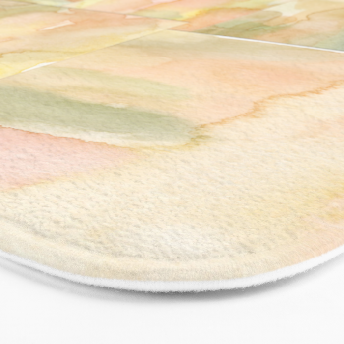 Watercolor Abstract composition 2 Bath Mat Gallery Image 3