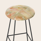 Watercolor Abstract composition 2 Stool Gallery Image 2