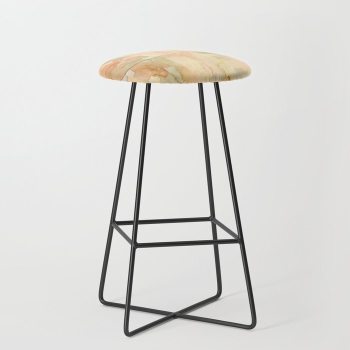Watercolor Abstract composition 2 Stool Gallery Image 1