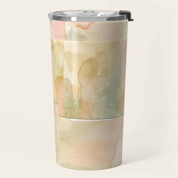 Watercolor Abstract composition 2 Travel Mug Gallery Image 2