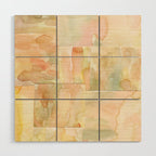Watercolor Abstract composition 2 Wood Wall Art Gallery Image 1