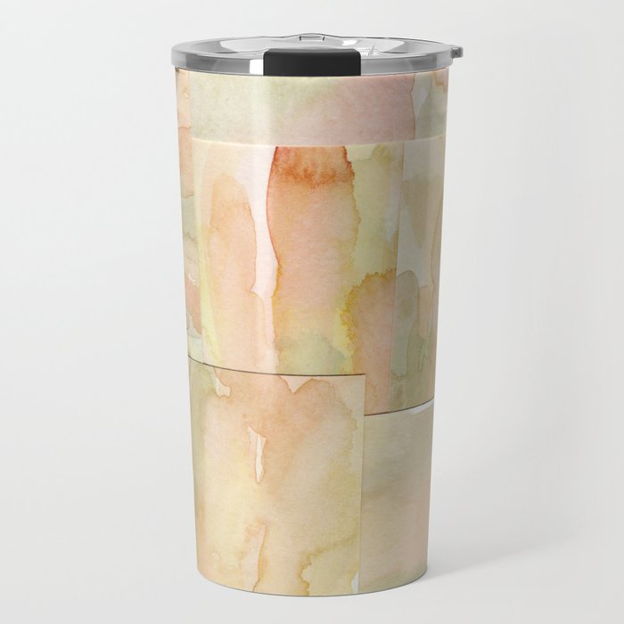 Watercolor Abstract composition 2 Travel Mug Gallery Image 1