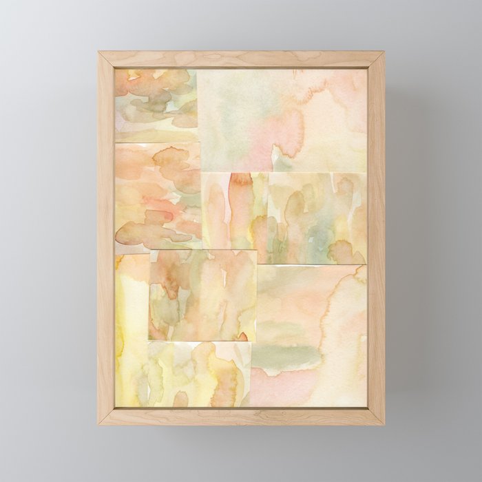 Watercolor Abstract composition 2 Mini Art Print Gallery Image 1