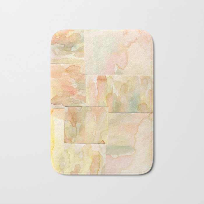 Watercolor Abstract composition 2 Bath Mat Gallery Image 1