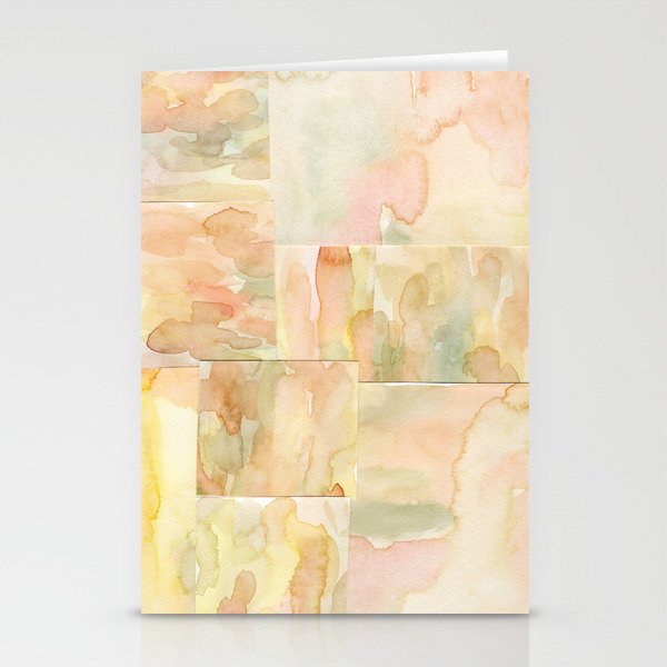 Watercolor Abstract composition 2 Stationery Card Gallery Image 1