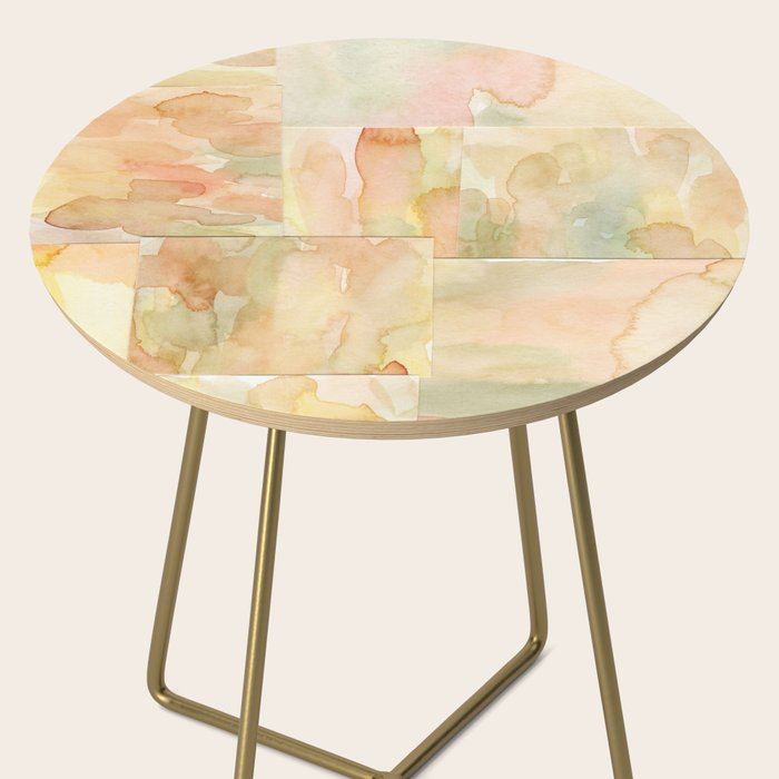 Watercolor Abstract composition 2 Side Table Gallery Image 2