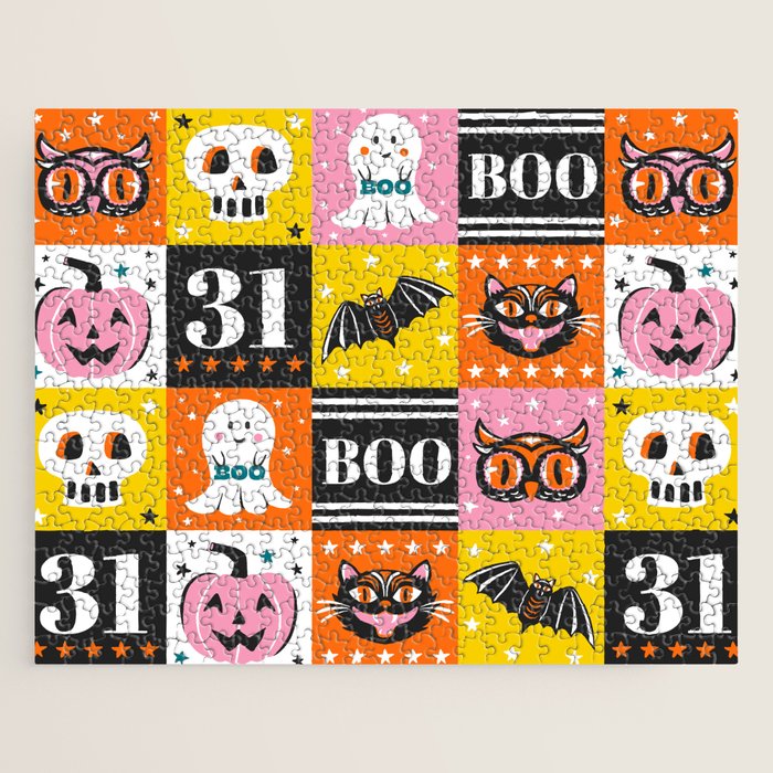 Halloween Block Party Jigsaw Puzzle Gallery Image 1