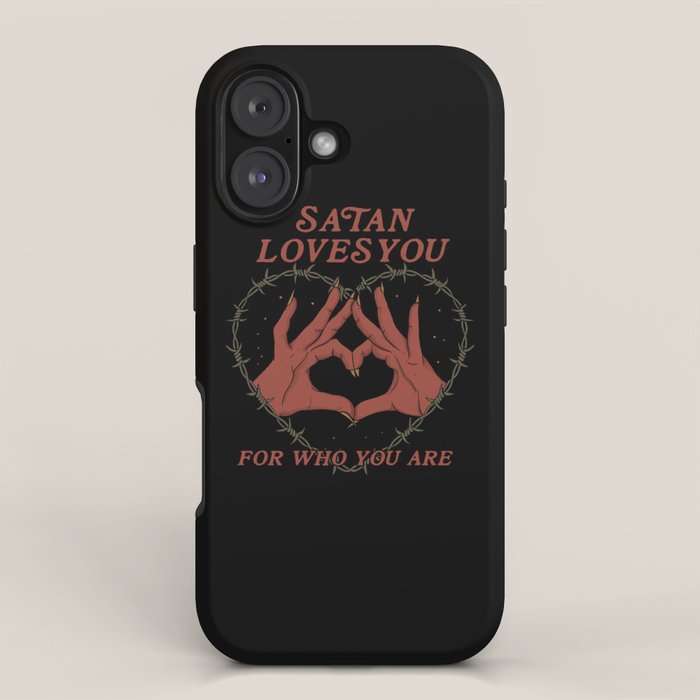 Satan Loves You iPhone Case Gallery Image 1