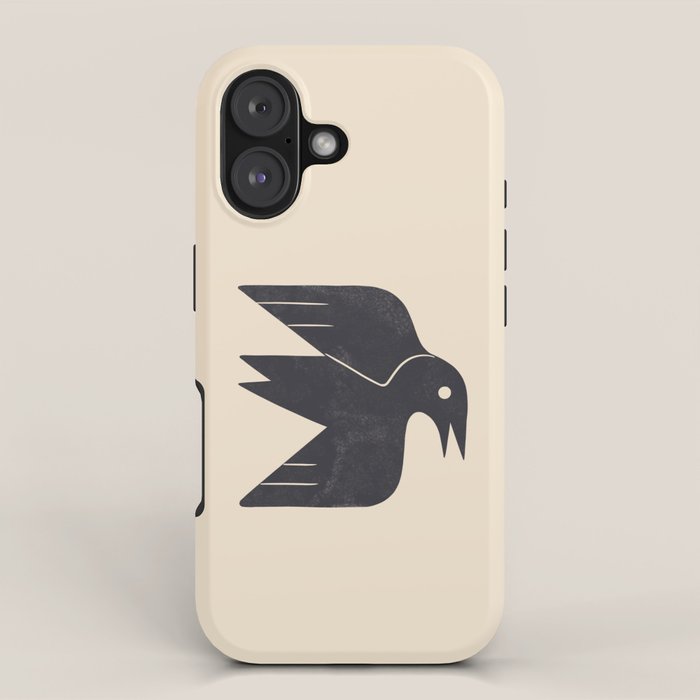 Minimal Blackbird No. 3 iPhone Case Gallery Image 1