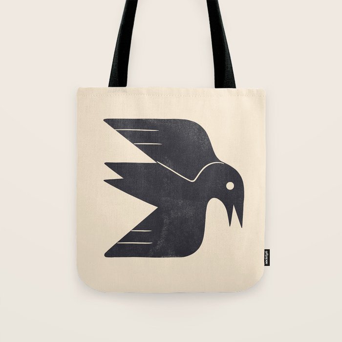 Minimal Blackbird No. 3 Tote Bag Gallery Image 1