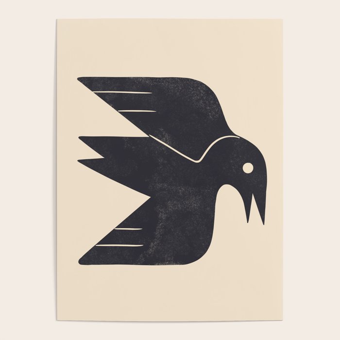 Minimal Blackbird No. 3 Poster Gallery Image 4