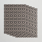 Geometric Art, Aztec Prints, Black and Beige, Wall Art Boho Wrapping Paper Gallery Image 3