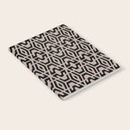 Geometric Art, Aztec Prints, Black and Beige, Wall Art Boho Notebook Gallery Image 2