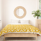 Radiance of the Yellow Zellige Duvet Cover Gallery Image 3