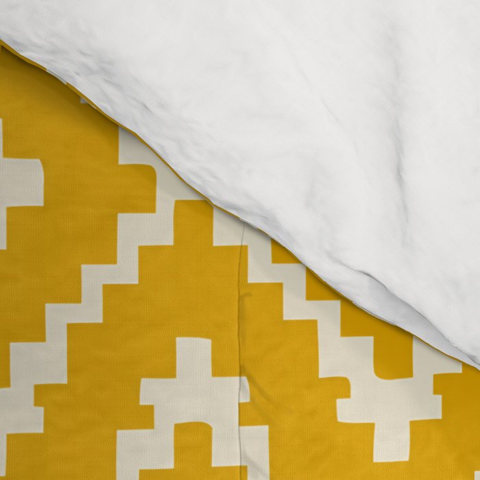 Radiance of the Yellow Zellige Comforter Gallery Image 4