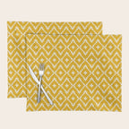 Radiance of the Yellow Zellige Placemat Gallery Image 1