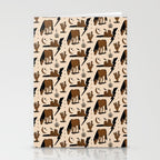 Electric Oasis - Black, Brown & Tan Stationery Card Gallery Image 2