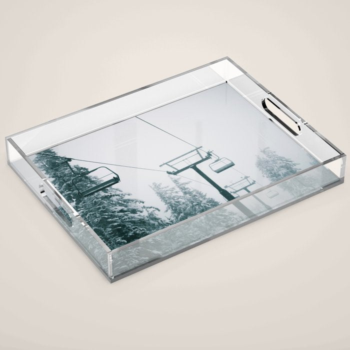 Ski Lift II Acrylic Tray Gallery Image 1