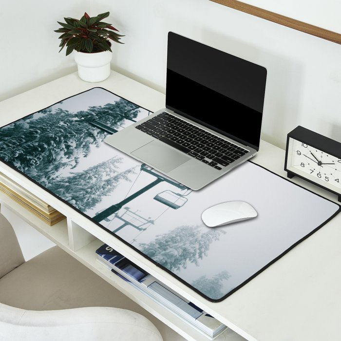 Ski Lift II Desk Mat Gallery Image 2