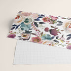 Watercolor Floral Pattern Flowers Wrapping Paper Gallery Image 2