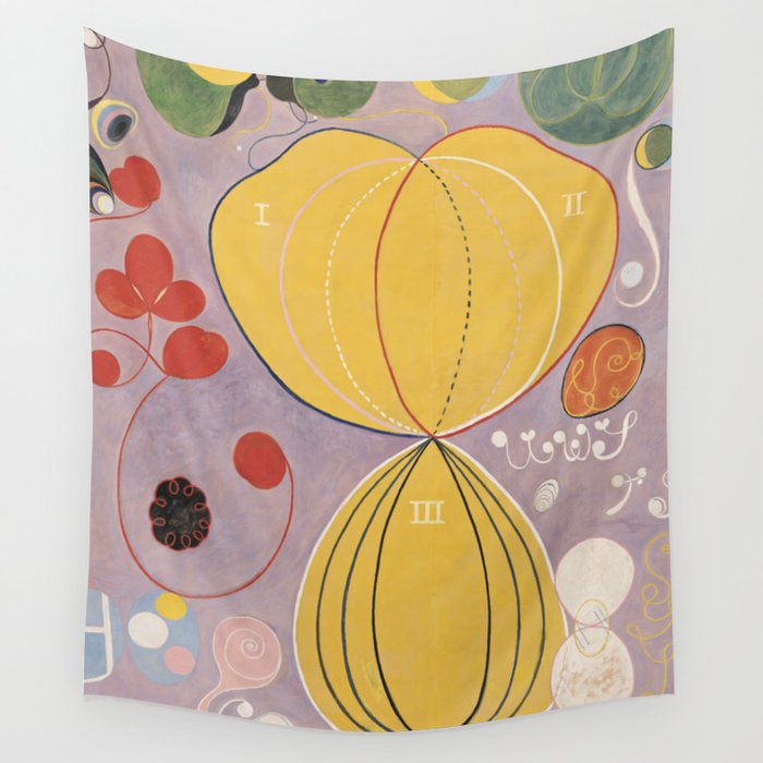 hilma af klint groupivthetenlargestno 7. Wall Tapestry Gallery Image 1