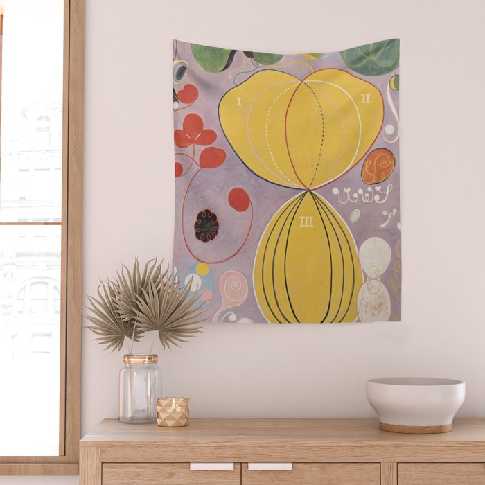 hilma af klint groupivthetenlargestno 7. Wall Tapestry Gallery Image 2