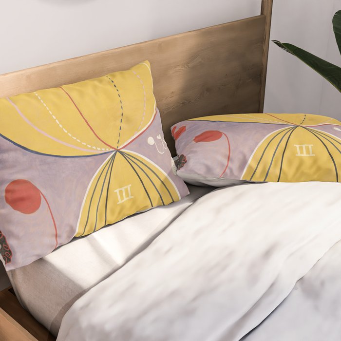 hilma af klint groupivthetenlargestno 7. Pillow Sham Gallery Image 2