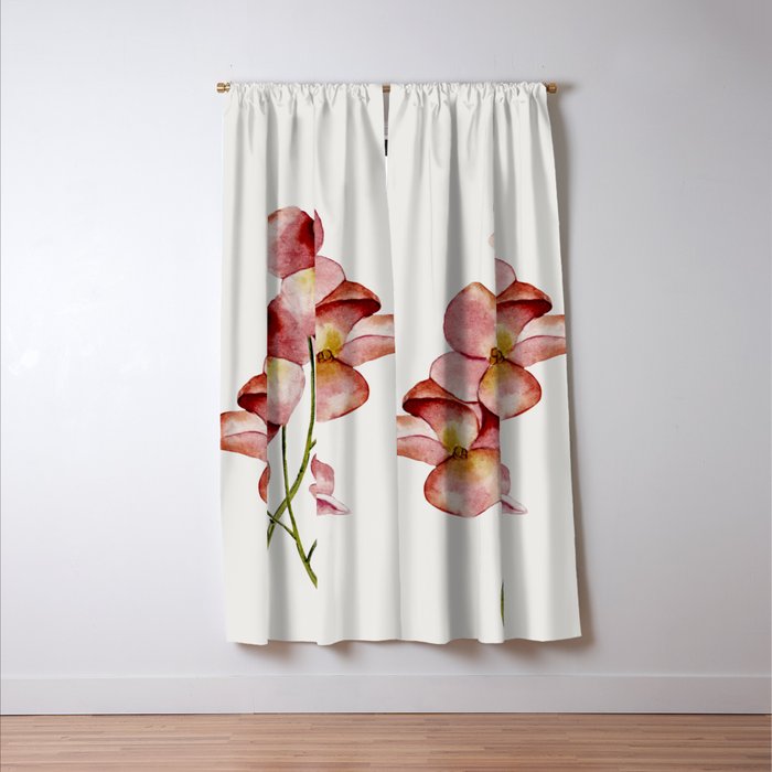 Soft Flowers Window Curtain Gallery Image 3