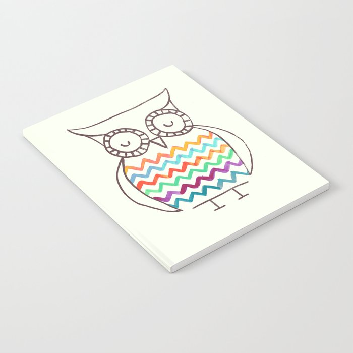 Chevron Owl Notebook Gallery Image 2