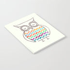 Chevron Owl Notebook Gallery Image 2