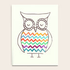 Chevron Owl Notebook Gallery Image 4