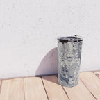 cryptid crowd blue off white Travel Mug Gallery Image 4