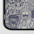 cryptid crowd blue off white Laptop Sleeve Gallery Image 3