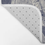 cryptid crowd blue off white Bath Mat Gallery Image 2