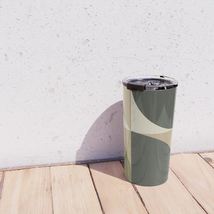 Abstract Scandinavian Art 342 Mid Century Modern Travel Mug Gallery Image 4