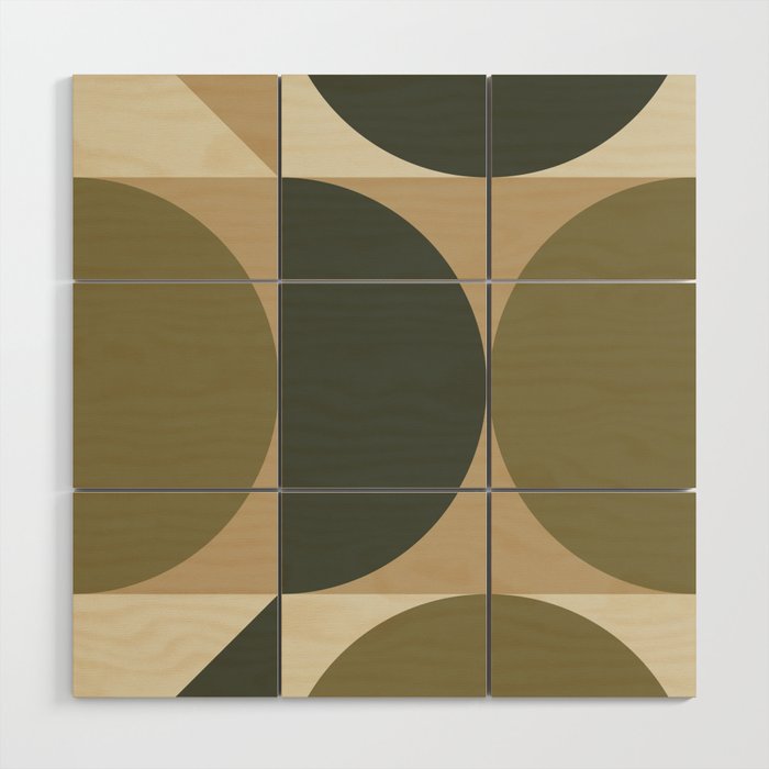 Abstract Scandinavian Art 342 Mid Century Modern Wood Wall Art Gallery Image 1