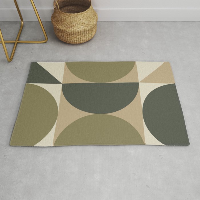 Abstract Scandinavian Art 342 Mid Century Modern Rug Gallery Image 1