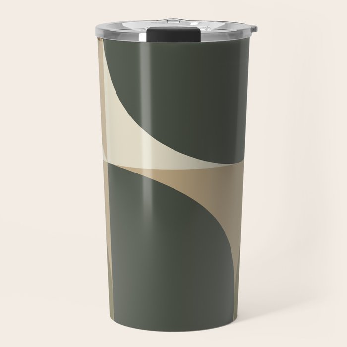 Abstract Scandinavian Art 342 Mid Century Modern Travel Mug Gallery Image 1